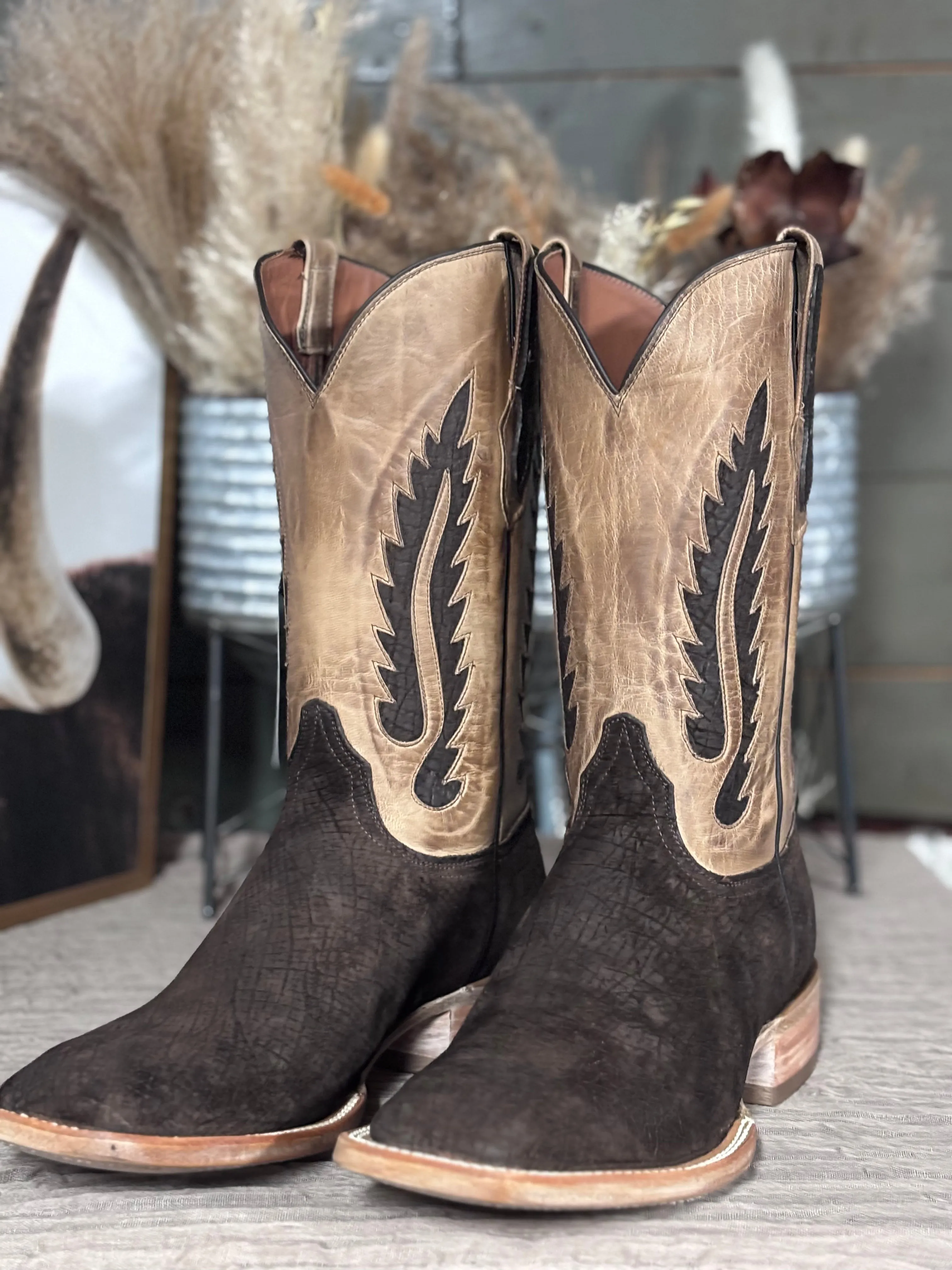 Black Jack Hippo Chocolate Men's Boots Trail Mode Tough Sole