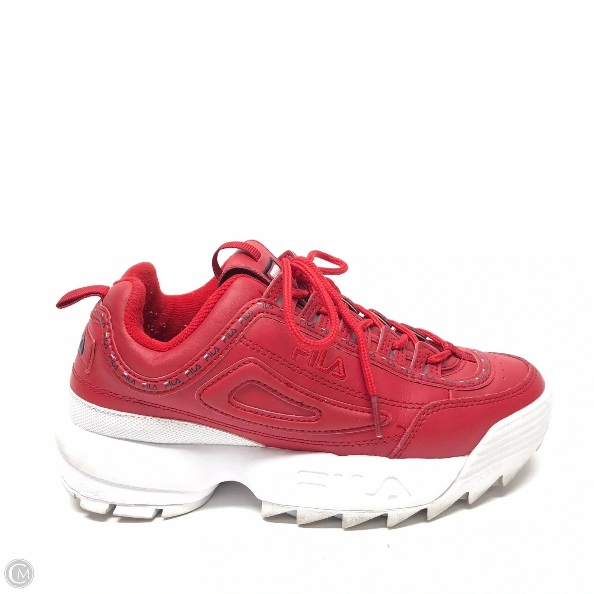 Shoes Sneakers By Fila In Red, Size: 7 Urban Outfit Adaptive Cushioning Tech