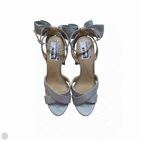 Pink Stiletto Heels Bridal Flats and Heels Shoes Heels Block By Antonio Melani In Silver, Size: 11