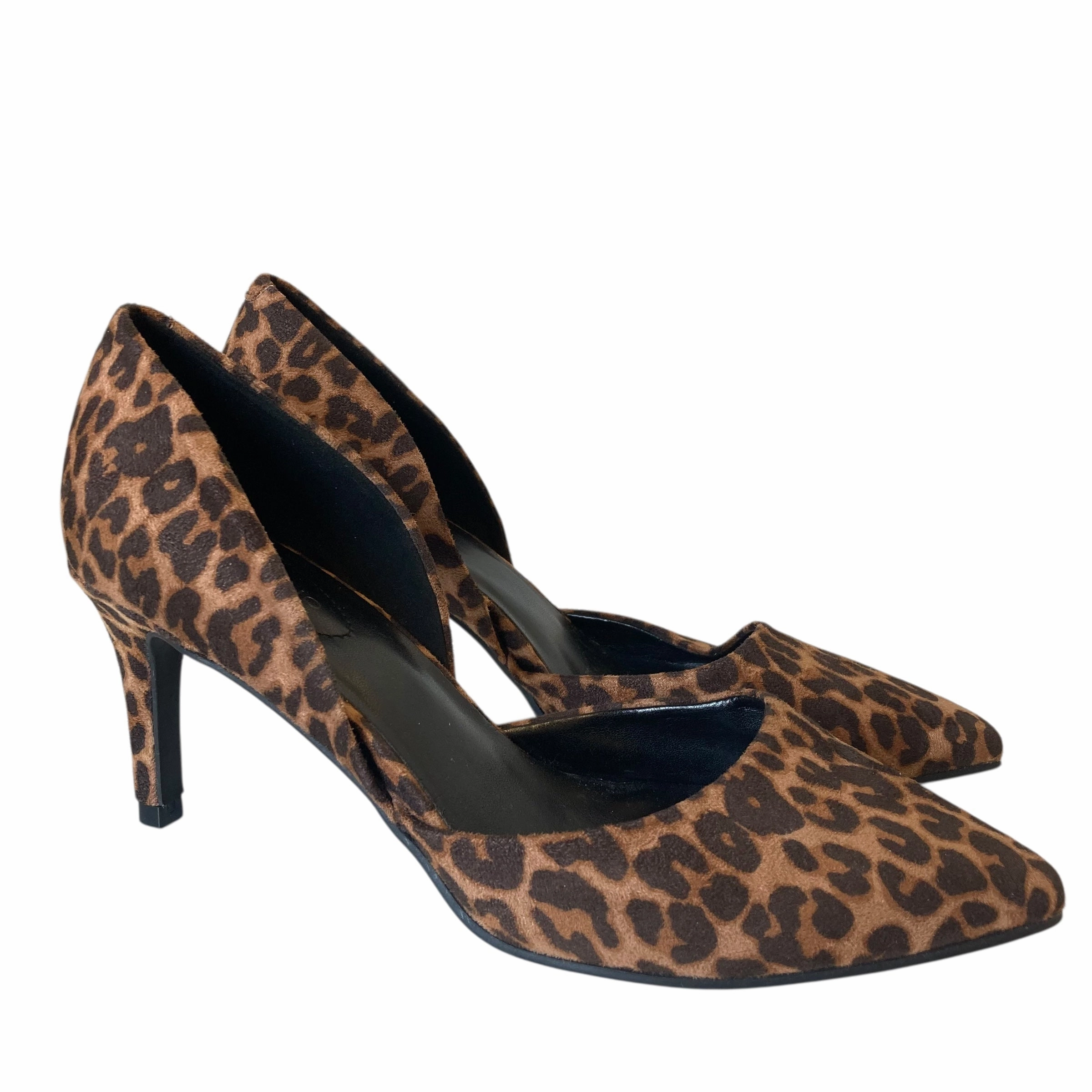 Shoes Heels Stiletto By Bandolino In Animal Print, Size:6.5 Laser cut
