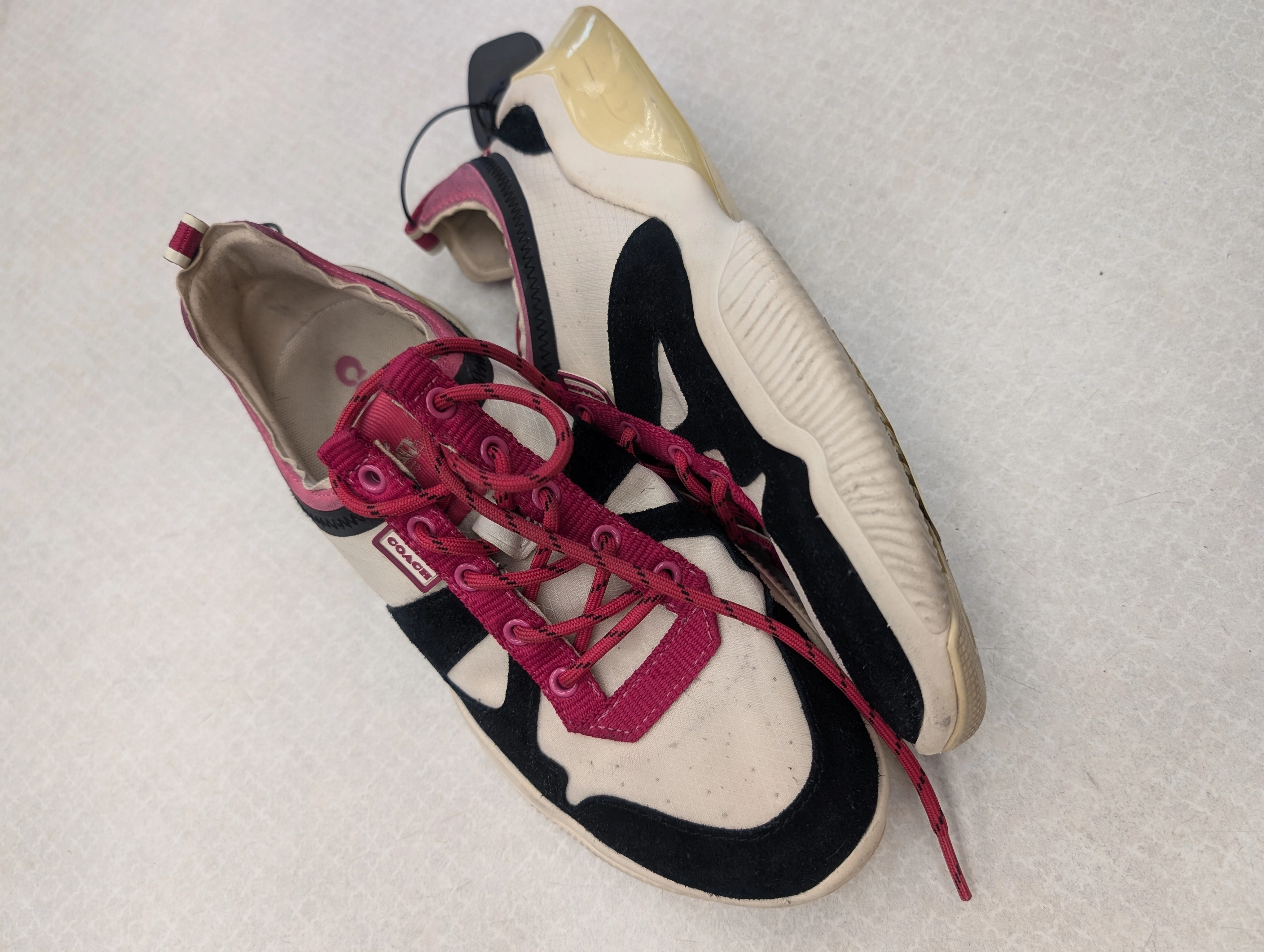 Shoes Sneakers By Coach In Black & White, Size: 8 High Cushioning