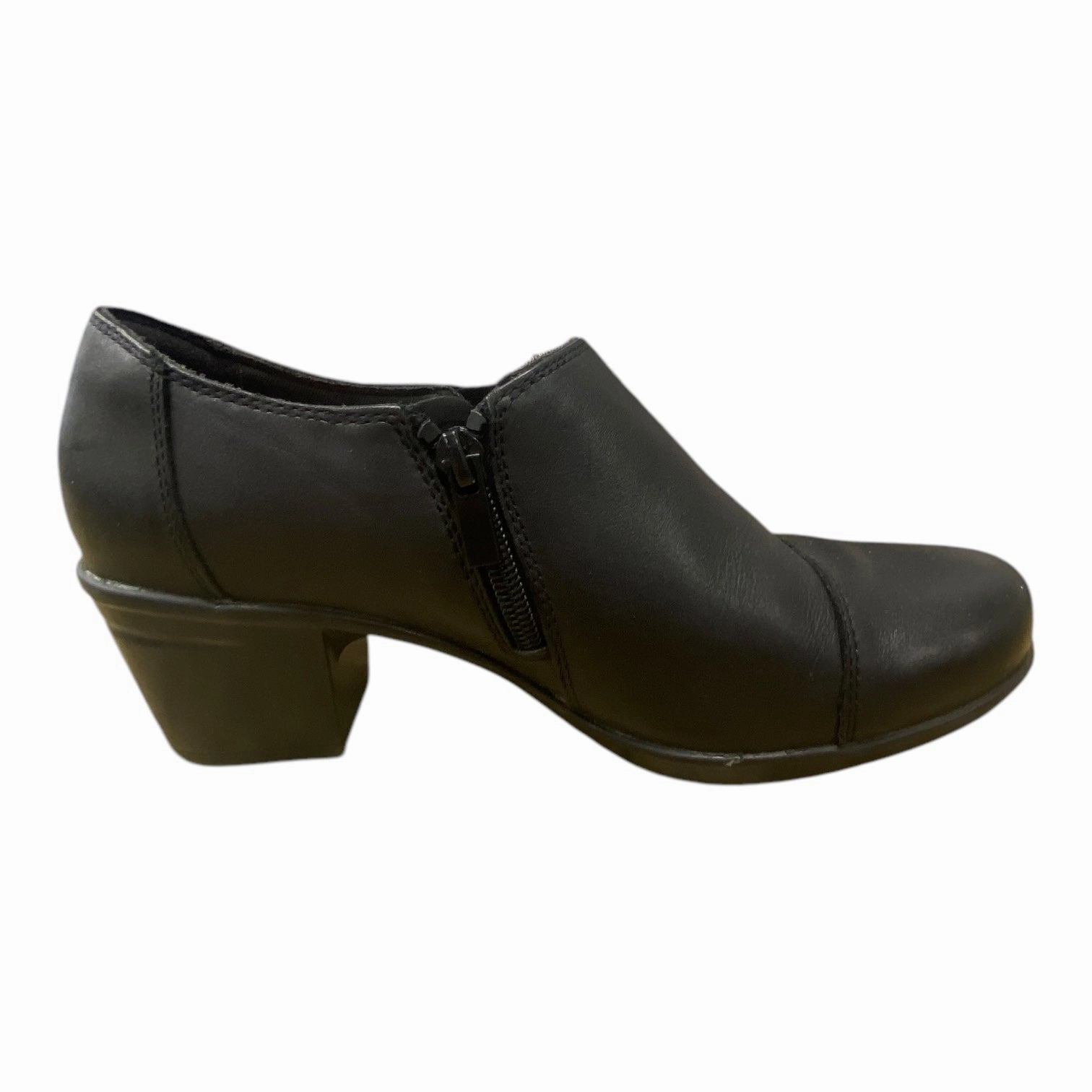 Shoes Heels Block By Clarks In Black, Size: 7 Pointed Toe Shoes