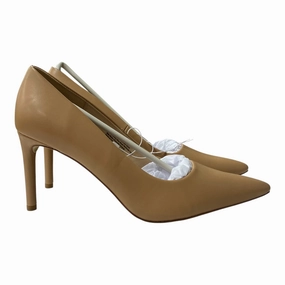 Comfortable Pumps Timeless Sandals Shoes Heels Stiletto By A New Day In Tan, Size:12