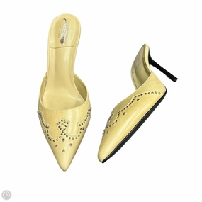 Winter Heels Shoes Heels Stiletto By Jeffery Campbell In Yellow, Size: 9.5