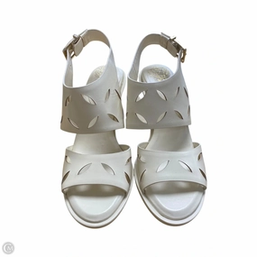 Anti Slip Gold High Heeled Sandals Shoes Heels Stiletto By Vince Camuto In Cream, Size: 7.5