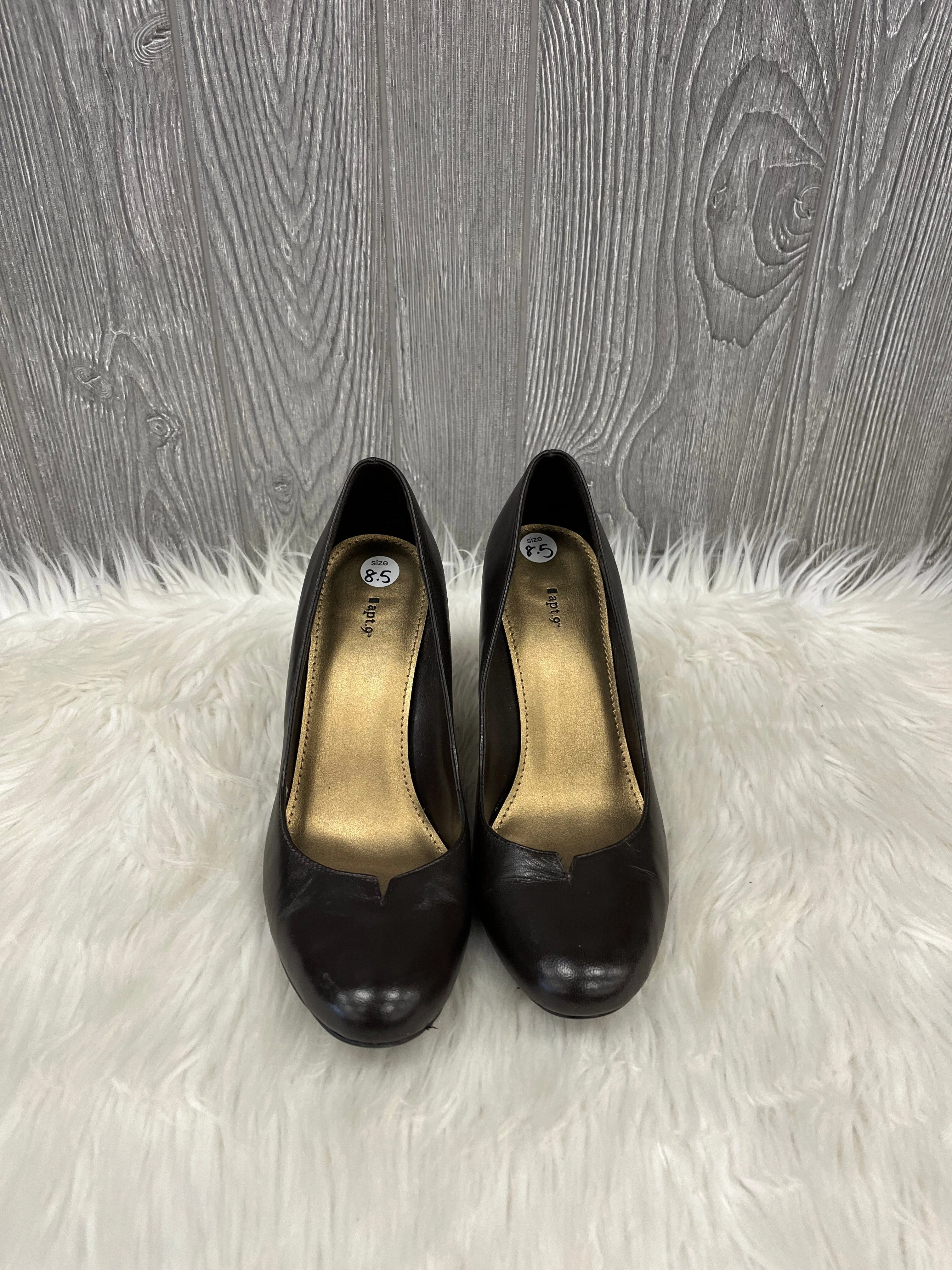 Fashionable Sandals Wedding Footwear Shoes Heels Stiletto By Apt 9 In Brown, Size: 8.5