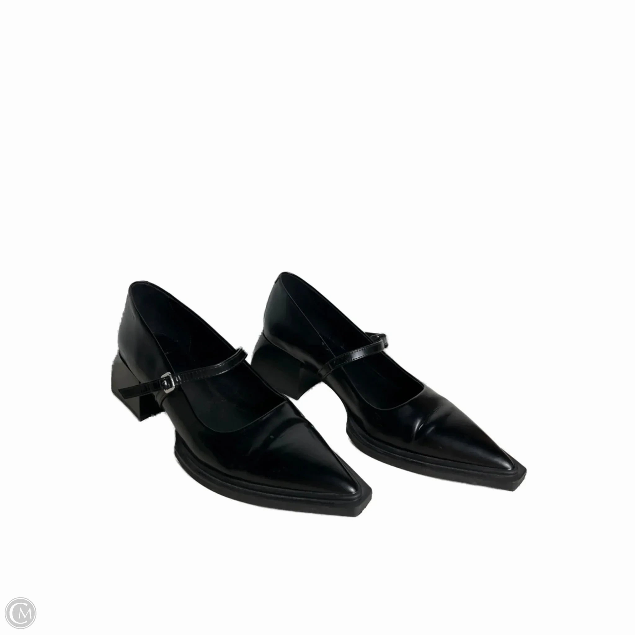 Classic Dress Shoes Shoes Heels Block By VAGABOND In Black, Size: 9
