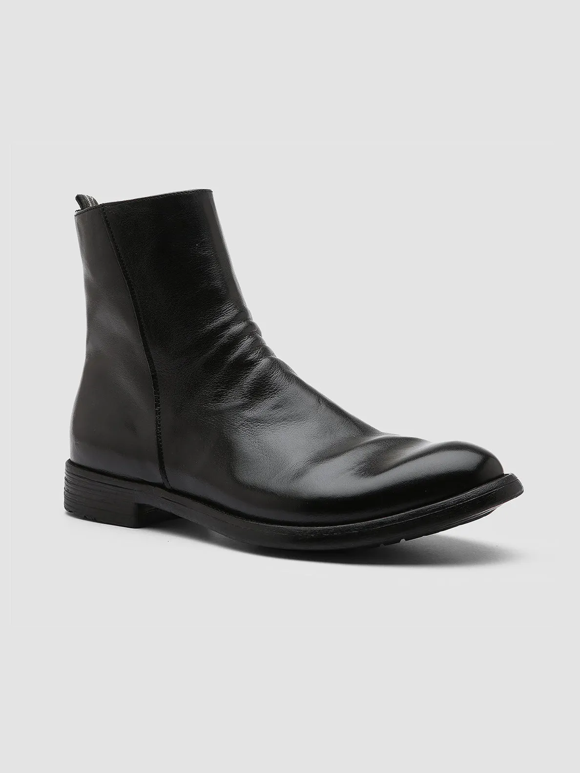 Oil-Resistant Perfect Fit HIVE 010 - Black Leather Boots