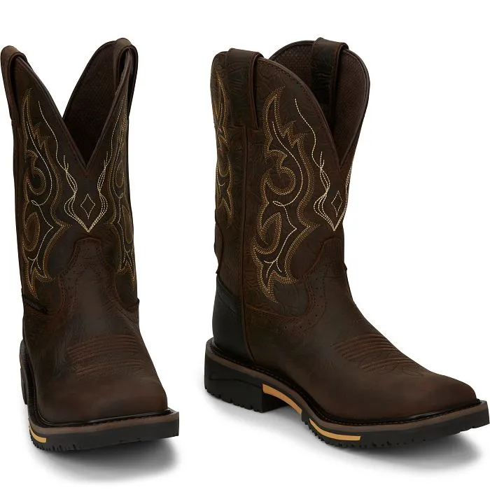 Natural Fit Insulated Functional Minimalist Justin Mens Joist Waterproof Work Boots Style SE4624