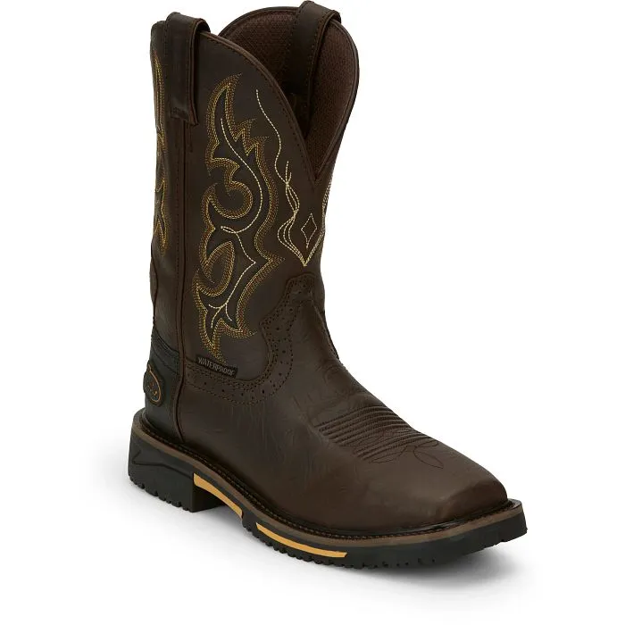 Justin Mens Joist Waterproof Work Boots Style SE4624 Stable Support Rural Traveler