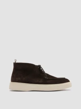 No Tie Casual Elegance FRAME 002 - Dark Brown Suede Chukka Boots
