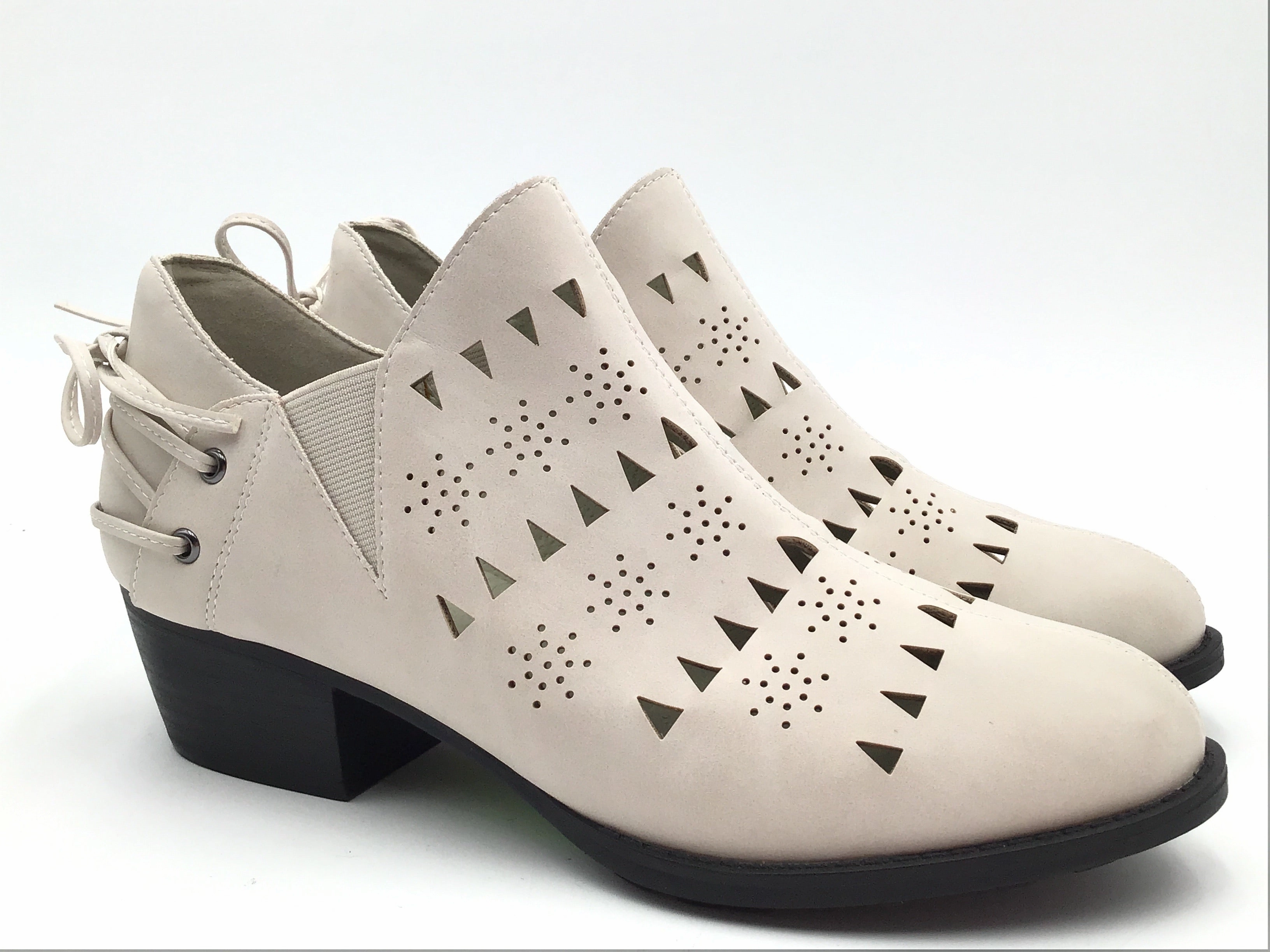 Shoes Heels Block By Jbu By Jambu In Ivory, Size: 8.5 Luxury Leather Pumps Shock Resistance