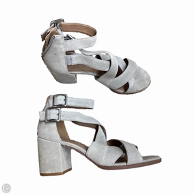 Shoes Heels Block By Bp In Grey, Size: 8.5 Adjustable Straps Comfortable Soles