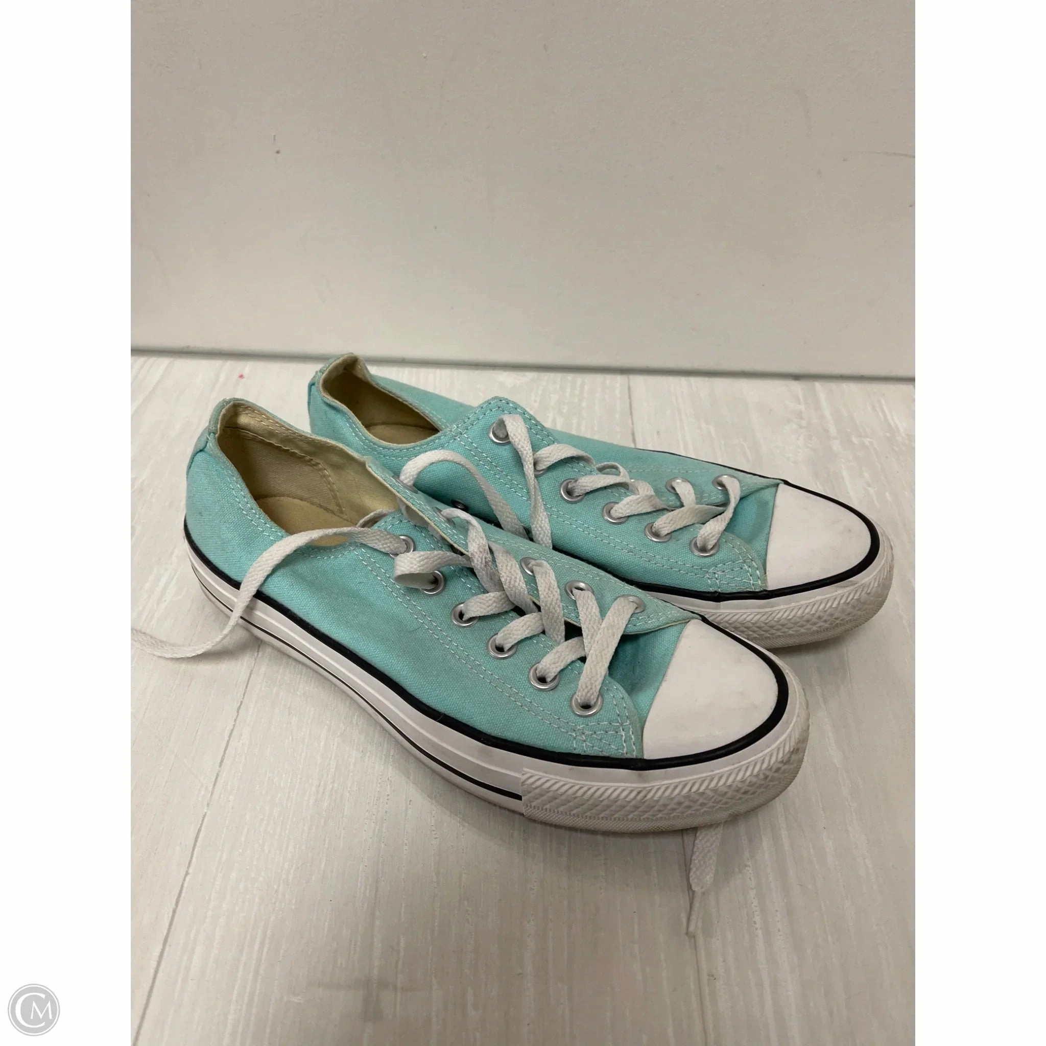 All-Day Wear Shoes Sneakers By Converse In Blue, Size: 8