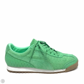 Light Flex Daily Focus Shoes Sneakers By Puma In Green, Size: 10