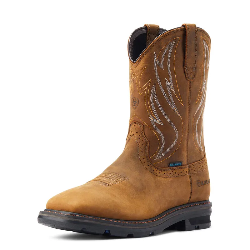 Ariat Sierra Shock Shield Waterproof Work Boot Style 10044545 british retro