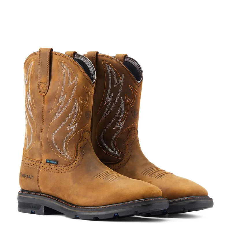 Quick Release Ariat Sierra Shock Shield Waterproof Work Boot Style 10044545
