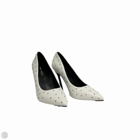 Elegant Boots Fashion Heels Shoes Heels Stiletto By Nine West In White, Size: 7