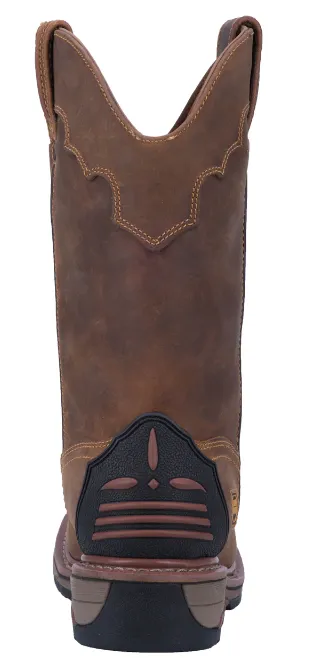 Elastic Material Dan Post Men's Blayde Waterproof Pull On Work Boots Style DP69402