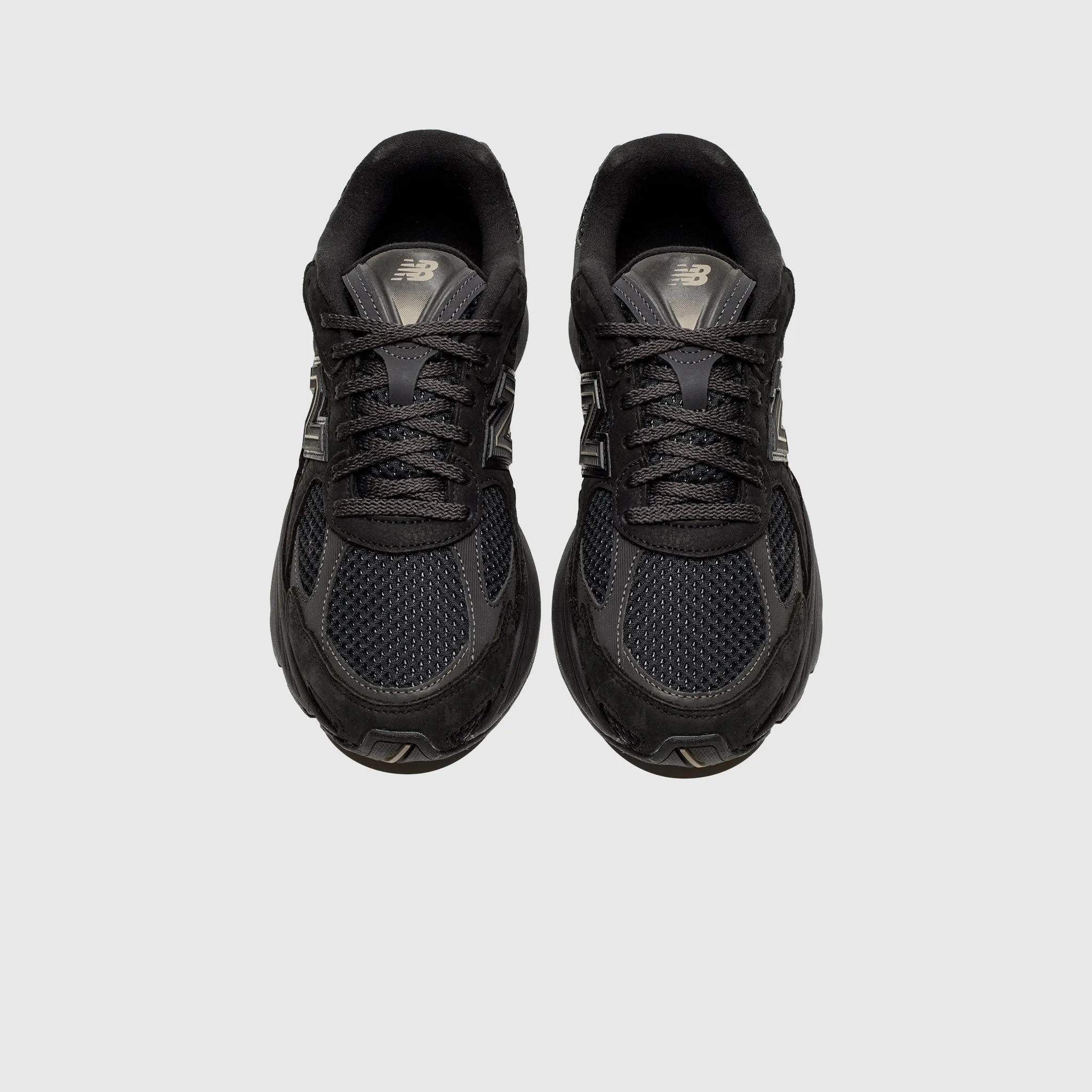 U2010TTB "BLACK" hook - and - loop - strap shoes