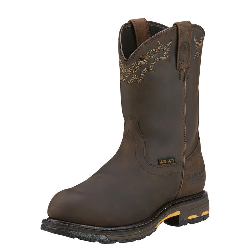 Stable Ariat H2O WorkHog Work Composite Toe Boots Style 10001200