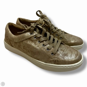 Blown Rubber Outsole Shoes Sneakers By Sofft In Gold, Size: 11