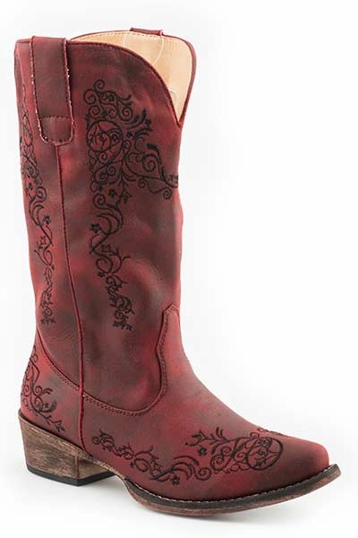 Roper Ladies Snip Toe Boot Style 09-021-1566-1001 Synthetic Upper