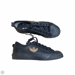 Reinforced sidewalls Hexagonal Traction Shoes Sneakers By Adidas In Black & Gold, Size: 6.5