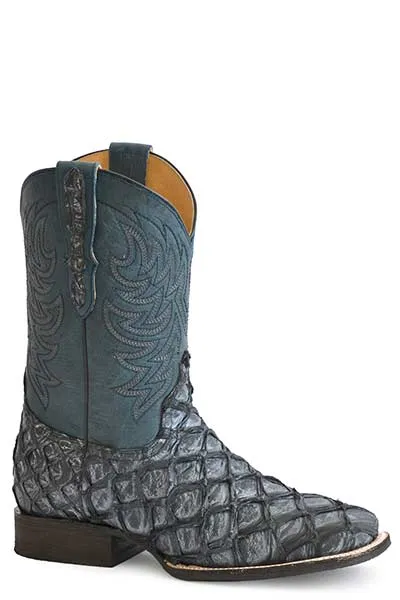 Stetson Mens Predator Pirarucu Boots Style 12-020-8818-4041 Lined interior