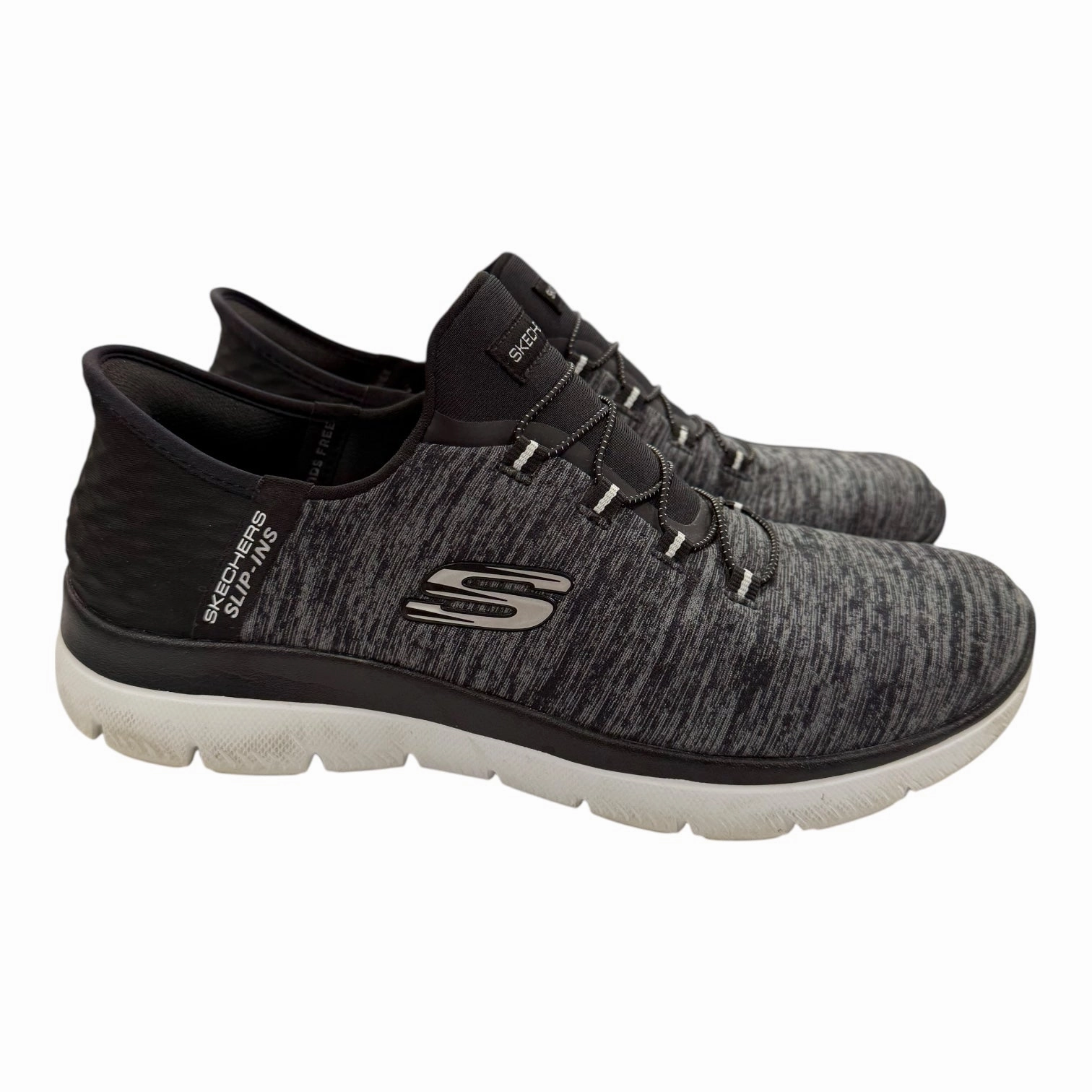 Shoes Sneakers By Skechers In Grey, Size:8.5 Shock Absorbing Rubber
