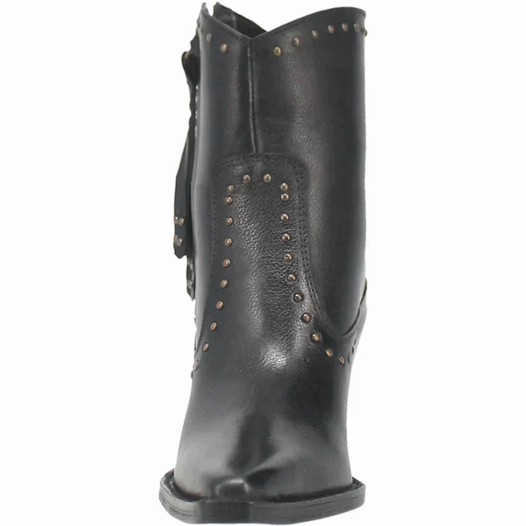 DINGO CLASSY N' SASSY LEATHER BOOTIE STYLE DI952BK Padded Interior Rough Terrain Effortless Wear