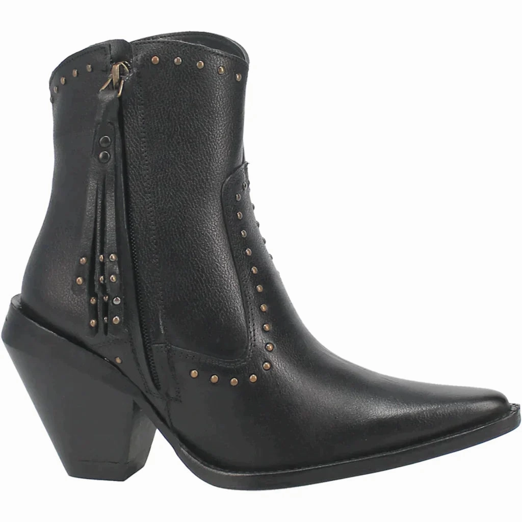DINGO CLASSY N' SASSY LEATHER BOOTIE STYLE DI952BK Versatile Wear