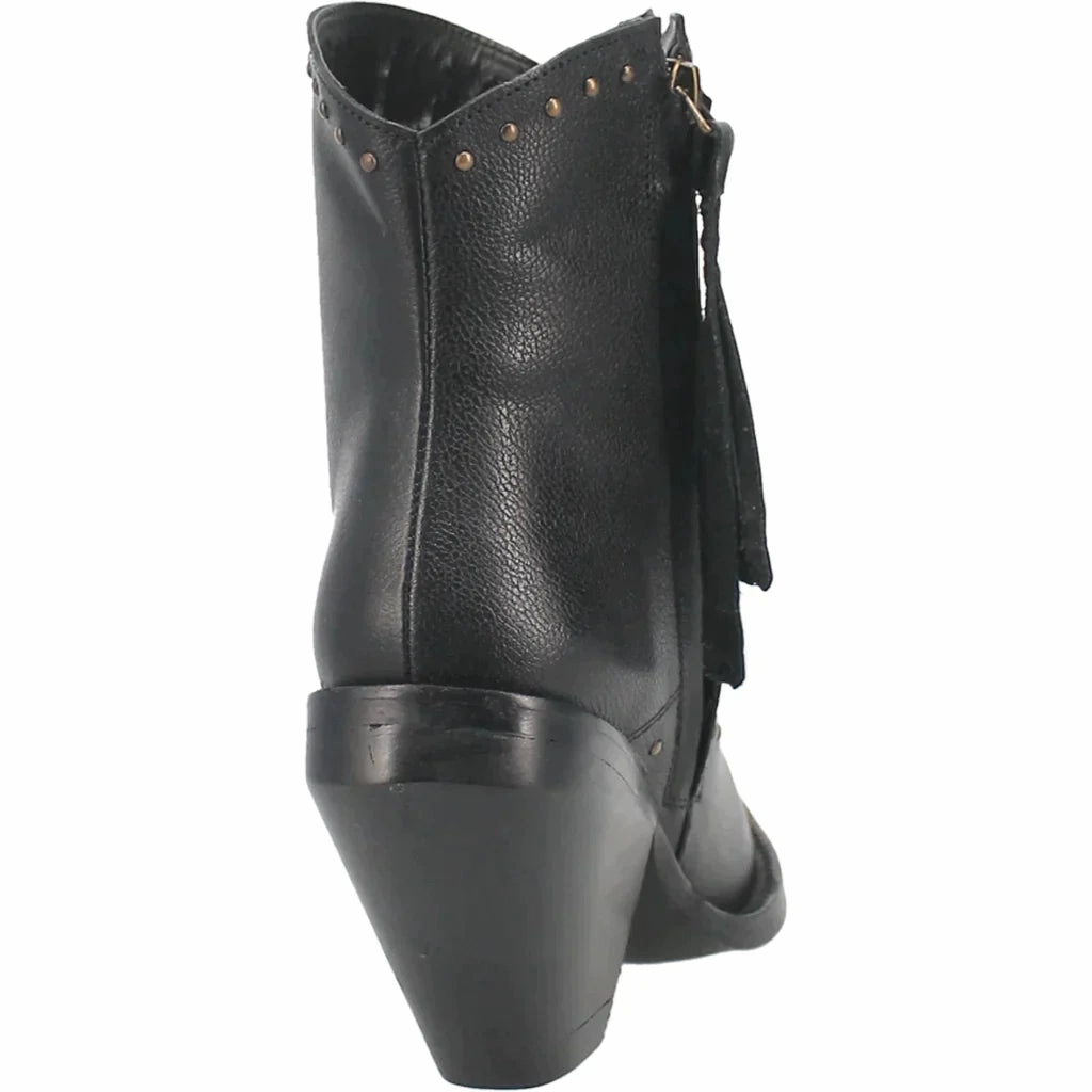 Work Wear Ventilated DINGO CLASSY N' SASSY LEATHER BOOTIE STYLE DI952BK