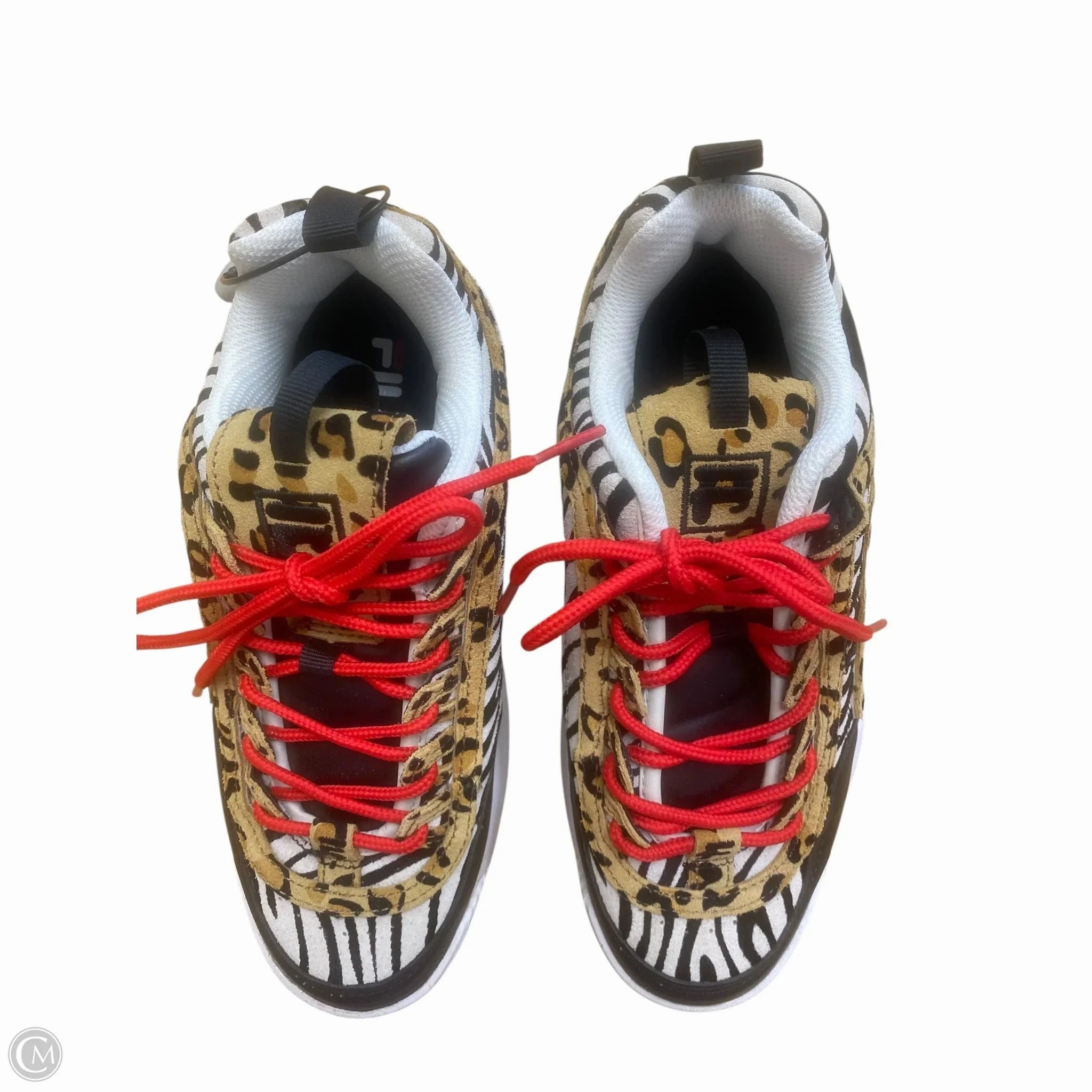 Shoes Sneakers By Fila In Animal Print, Size: 6.5 Minimal Look