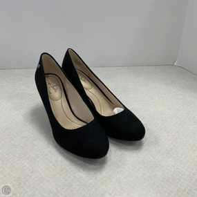 Soft Leather Durable Build Shoes Heels Stiletto By Life Stride In Black, Size: 8.5