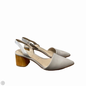 Shoes Heels Block By Antonio Melani In Grey & Tan, Size: 8 platform Block Heel