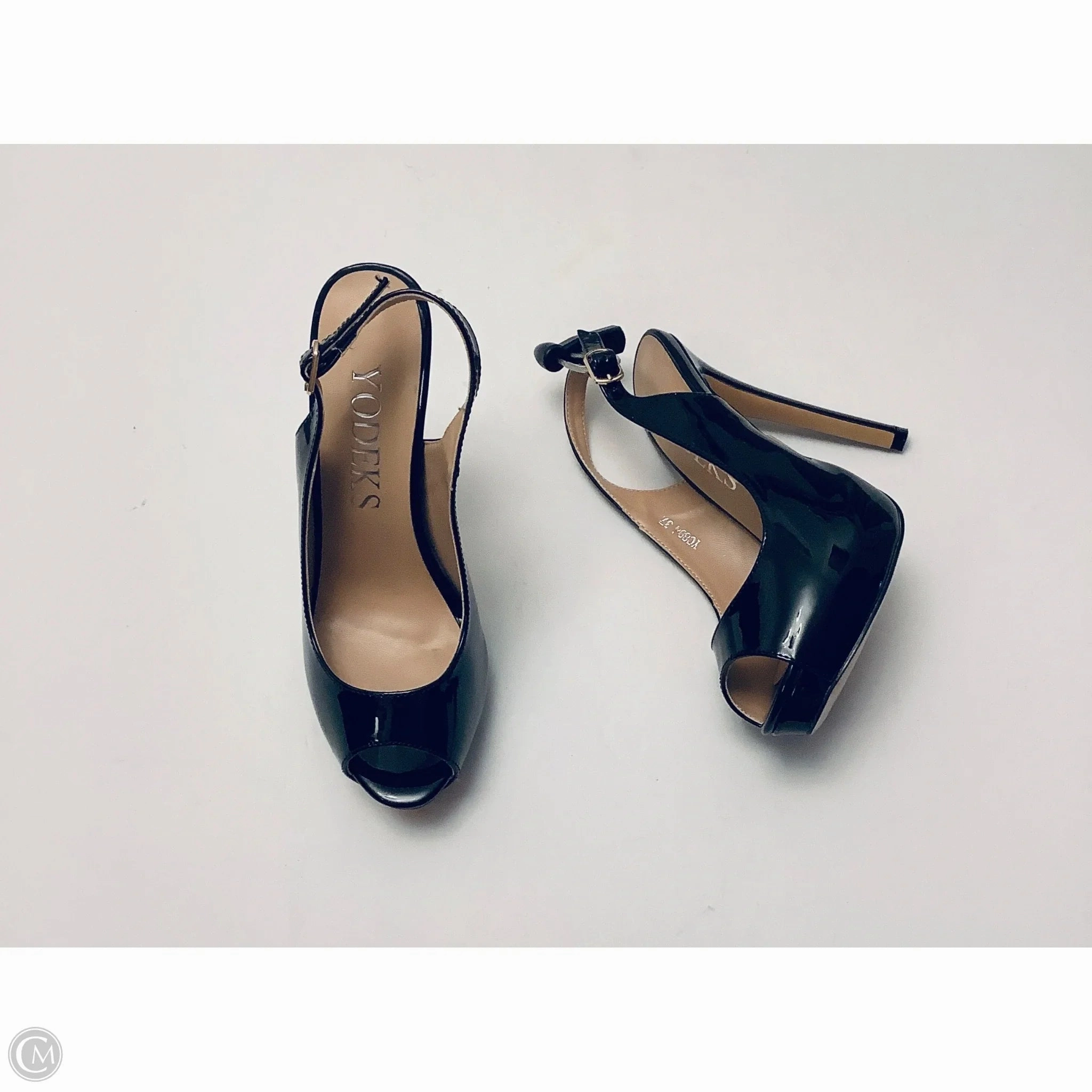 Anti Slip Feature Chunky Heels Shoes Heels Stiletto By Clothes Mentor In Black, Size: 7