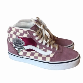 Bounce Response Shoes Sneakers By Vans In Pink & White, Size:5.5