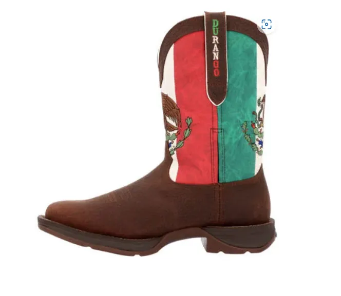 Minimal Color DURANGO MENS MEXICO FLAG WESTERN BOOT STYLE DDB0430