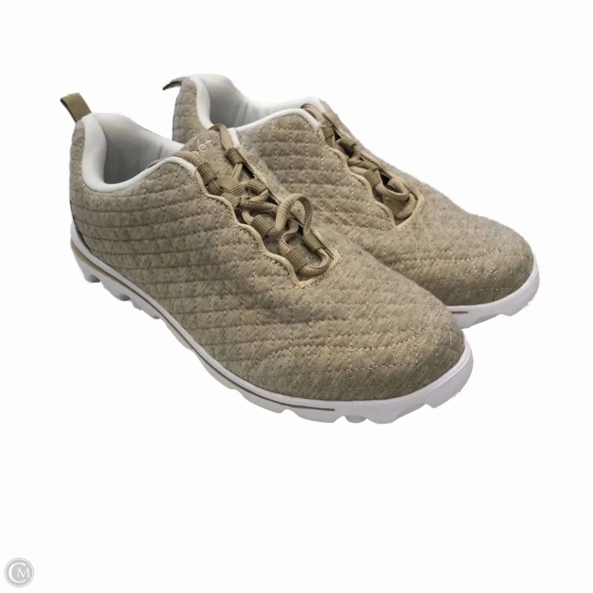 Shoes Sneakers By Propet In Tan, Size: 8 Low Top Profile Hyperbolic Lasting