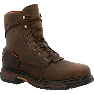 ROCKY IRON SKULL COMPOSITE WATERPROOF LACER WESTERN BOOT RKW0361 slip-resistant Eco Material Cold Weather Commuter