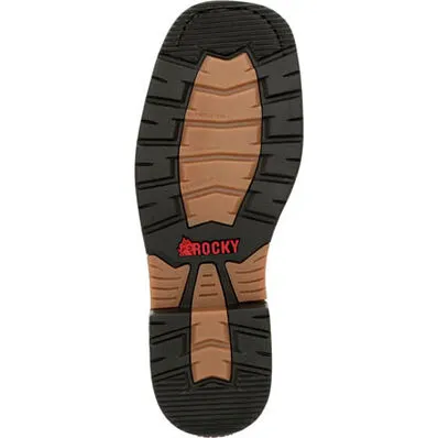 Traction Control Gear Tough Footwear ROCKY IRON SKULL COMPOSITE WATERPROOF LACER WESTERN BOOT RKW0361