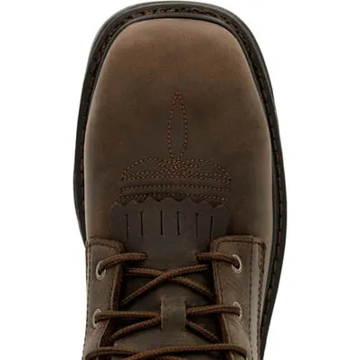 ROCKY IRON SKULL COMPOSITE WATERPROOF LACER WESTERN BOOT RKW0361 Protective Finish Adventure Seeker