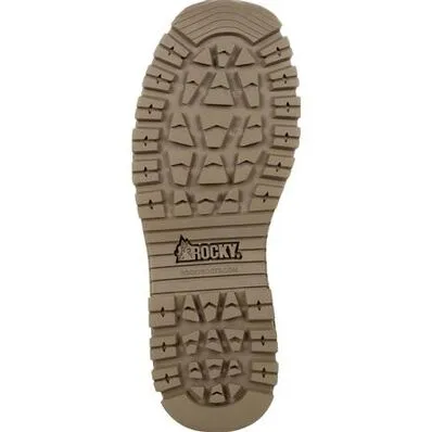 Padded collar ROCKY MENS PORTLAND SIDE ZIP COMPOSITE TOE PUBLIC SERVICE BOOT RKD0070