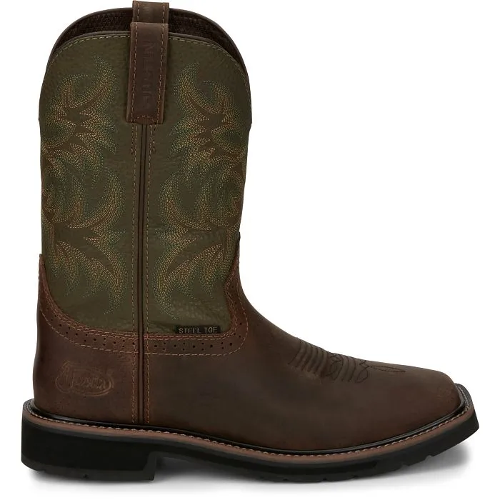 ROCKY WORKSMART PR COMPOSITE TOE WATERPROOF WESTERN BOOT STYLE RKW0325 microfiber synthetic material