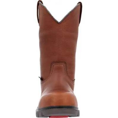 Outdoor Fit Foot Protection ROCKY WORKSMART WATERPROOF COMPOSITE TOE PULL-ON WORK BOOT RKK0402