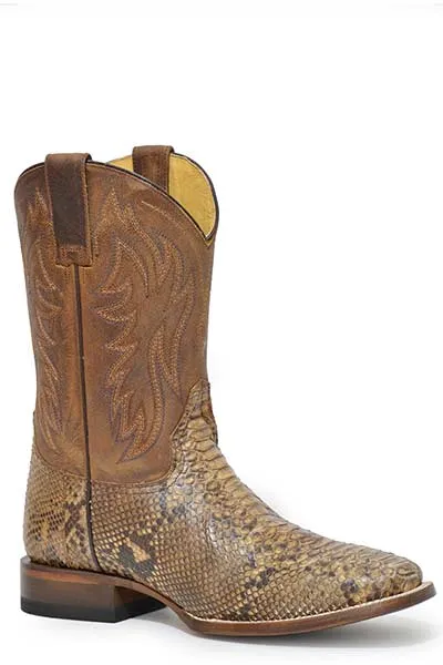 Chic Style ROPER MENS PEYTON PYTHON SQUARE TOE BOOTS STYLE 09-020-6510-8472