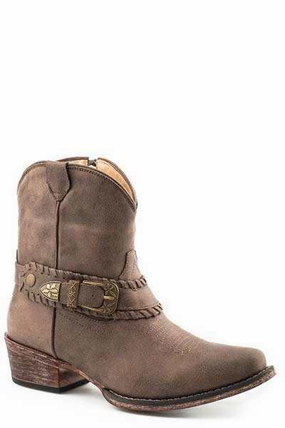Roper Ladies Nelly Shortie Boots Style 09-021-1567-2188 Low Profile Outdoor Explorer