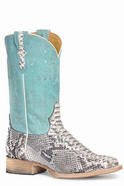 ROPER LADIES OAKLEY PYTHON BOOTS STYLE  09-021-6500-8172 Hunter
