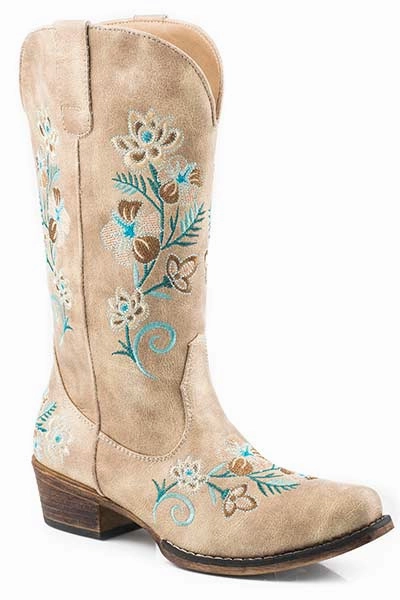 Easy Pairing Roper Ladies Riley Floral Boots Style 09-021-1566-2856
